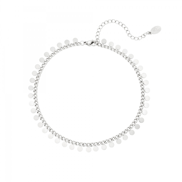 Stainless steel anklet circles
