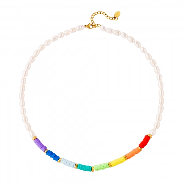 Necklace rainbow colors