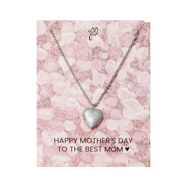  Heart Mother's Day Locket Rose