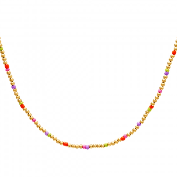 Colourful beads necklace - #summergirls collection