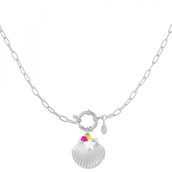 Necklace with shell locket - Beach collection