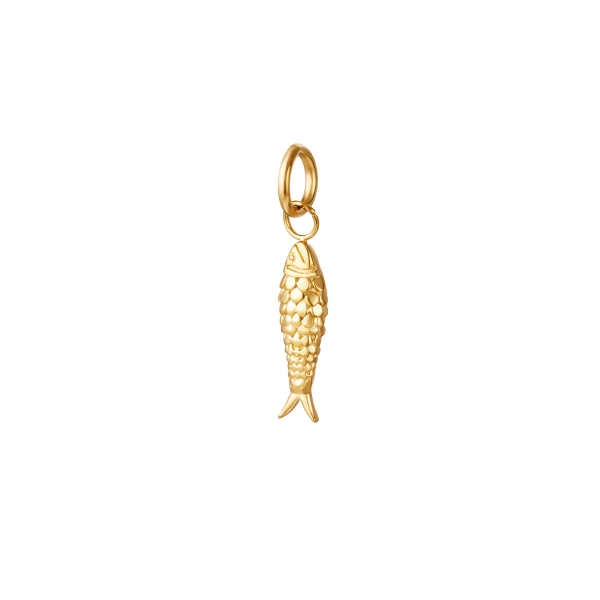 Fish Pendant Gold