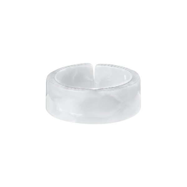 Poly resin ring marble