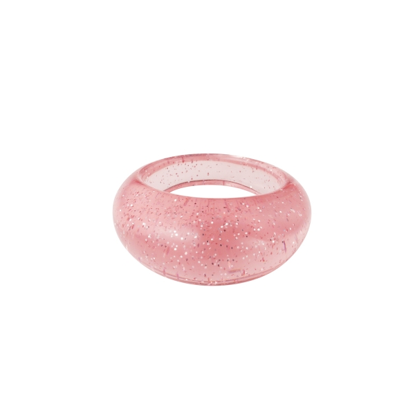 Poly resin ring sparkle