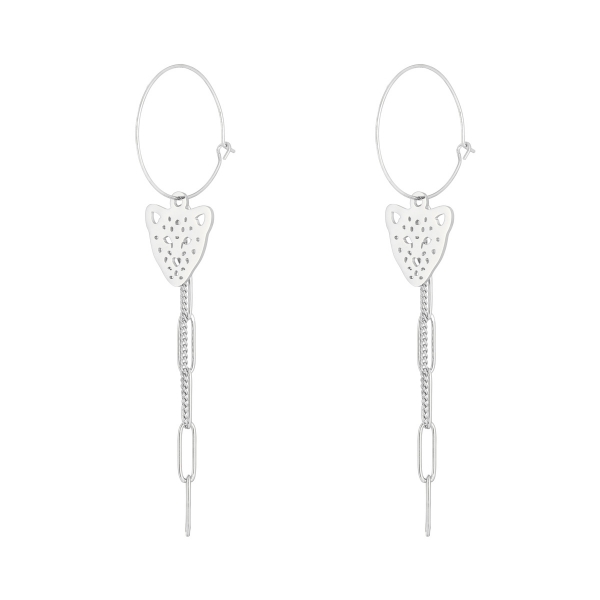 Boucles d'oreilles Chained Tiger