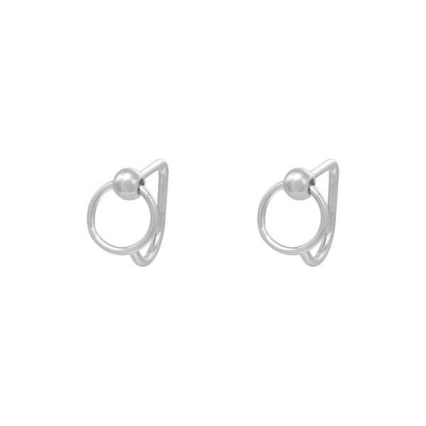 Earrings Huggies Circle