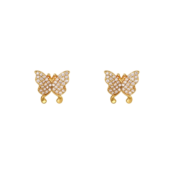 Earrings Shiny Butterfly