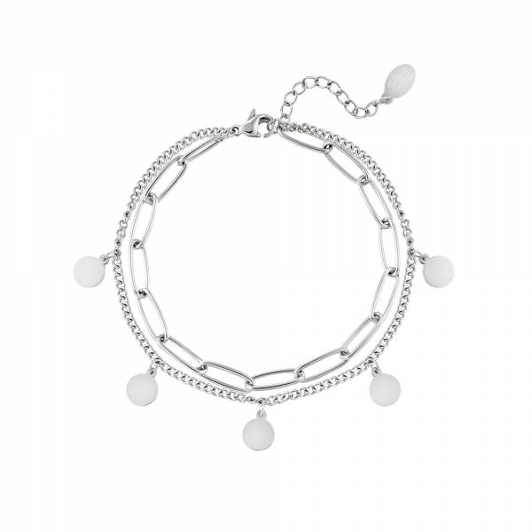 Bracelet Chain Circle silver