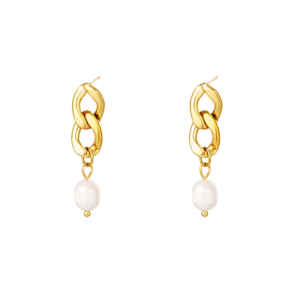 Earrings elegant pearl