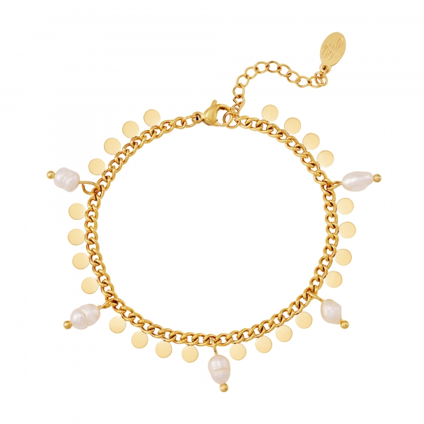 Bracelet avec perles et cercles