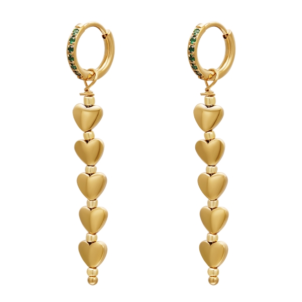 Five hearts earrings - #summergirls collection