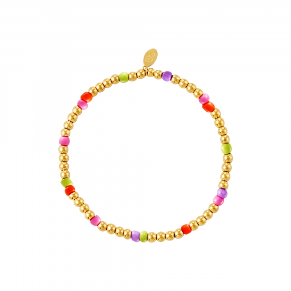 Colourful beads bracelet - #summergirls collection