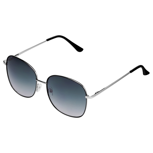 Silberne einfache Sonnenbrille