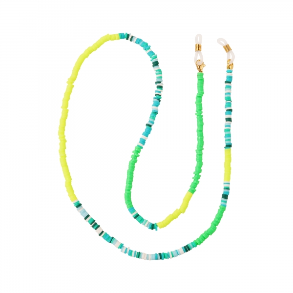 Kids - green and yellow neon sunglasses cord - Mother-Daughter collection