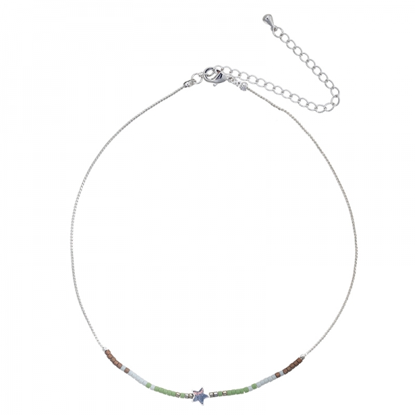 Necklace Choker Beads Star