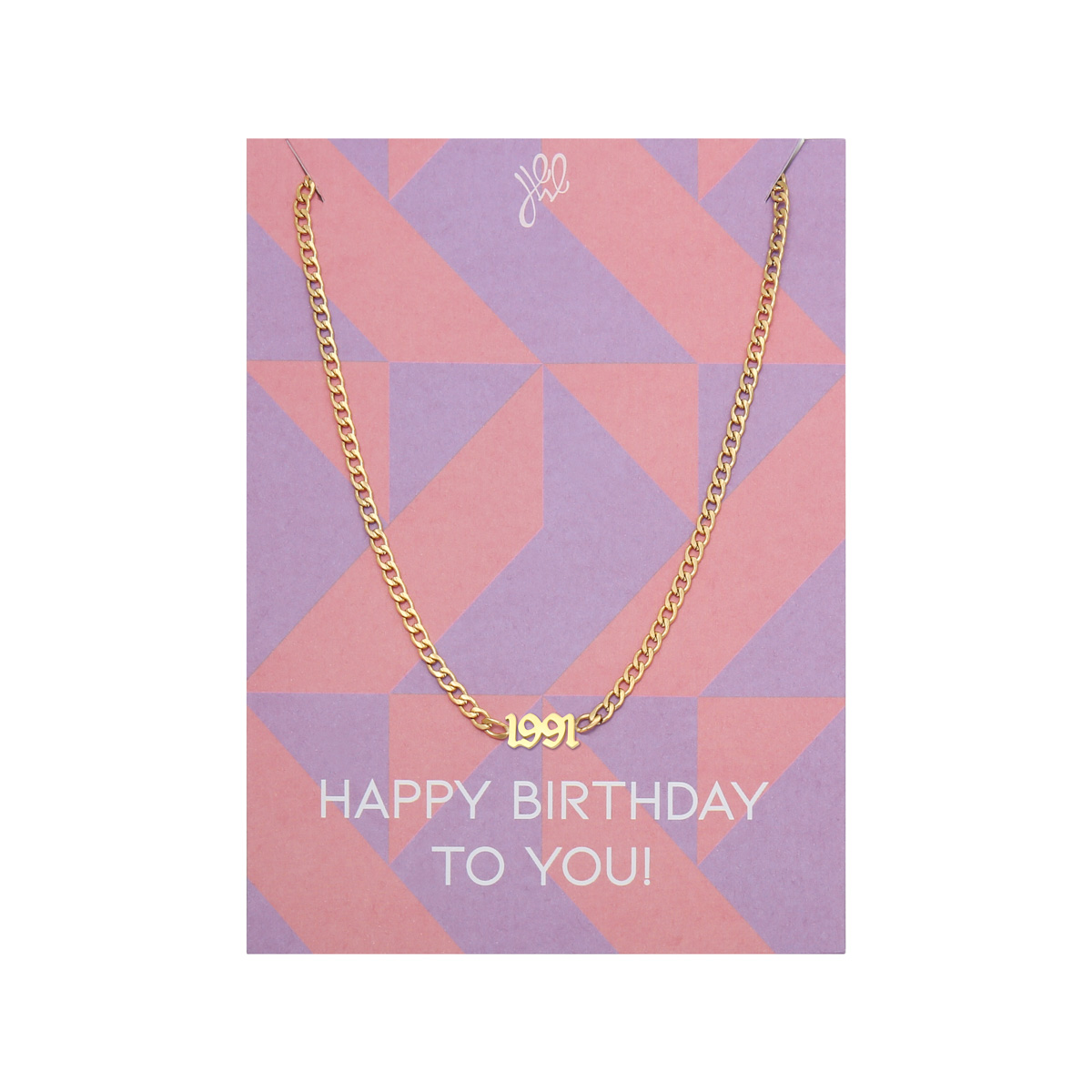 Necklace Happy Year Of Birth - 1992