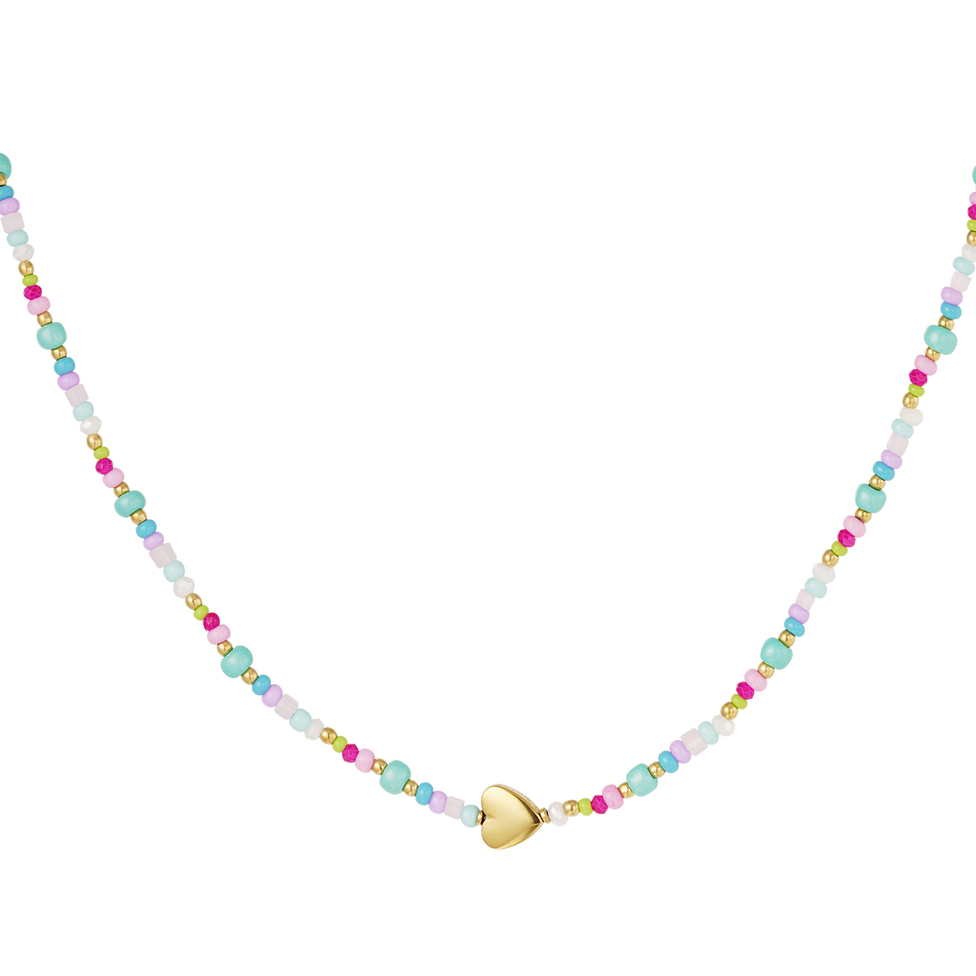 Blue heart necklace - #summergirls collection