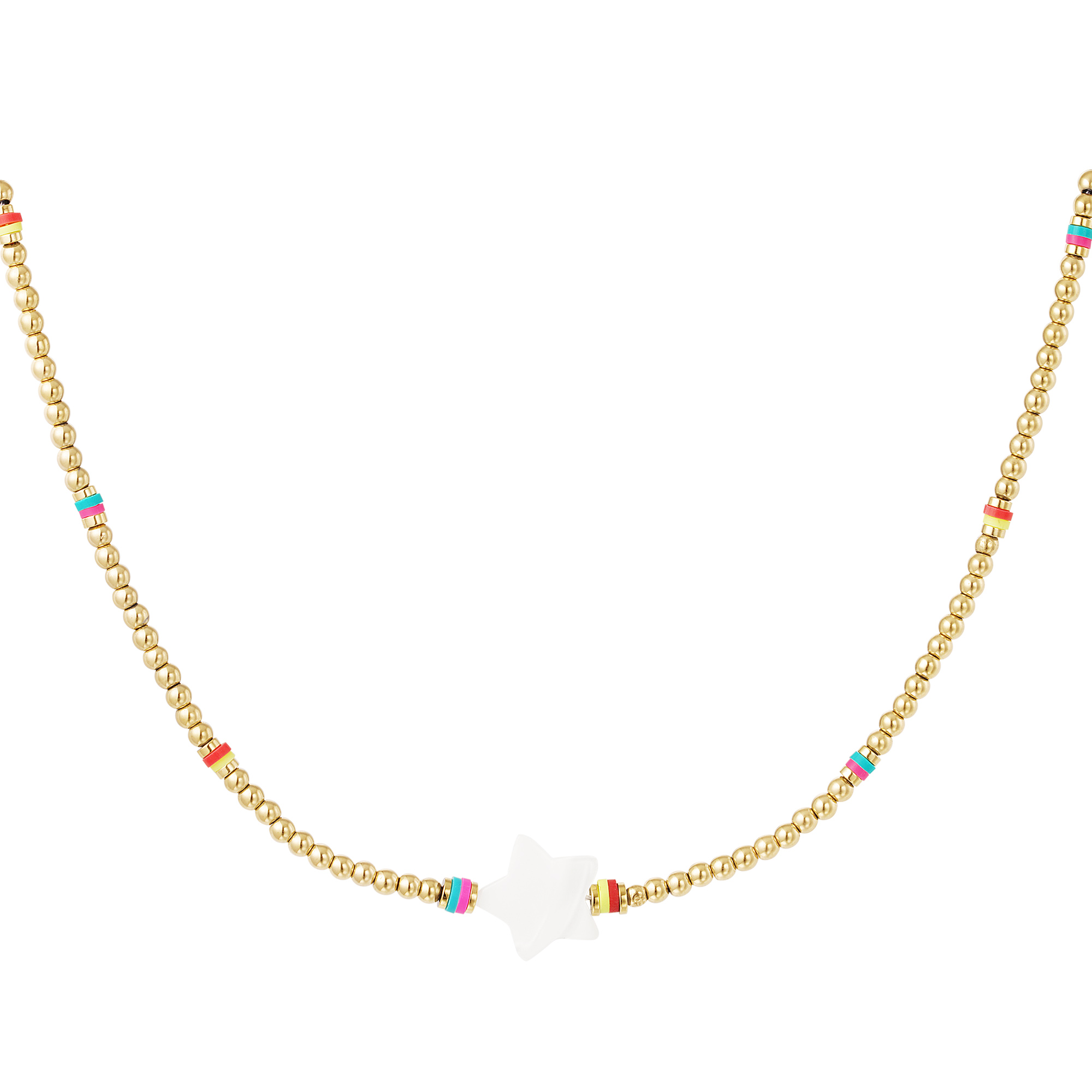 Beads & stars halskette - #summergirls-kollektion