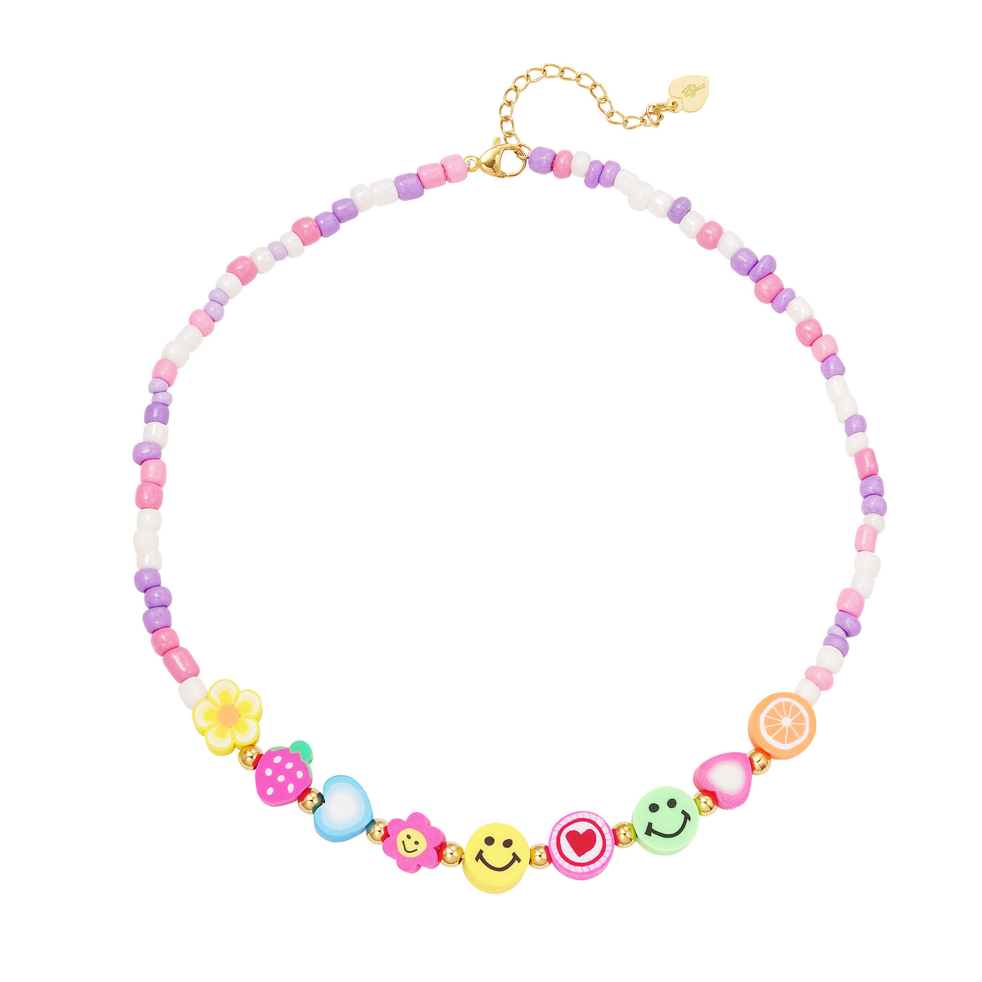 Kids - happy fruits necklace - Mother-Daughter collection