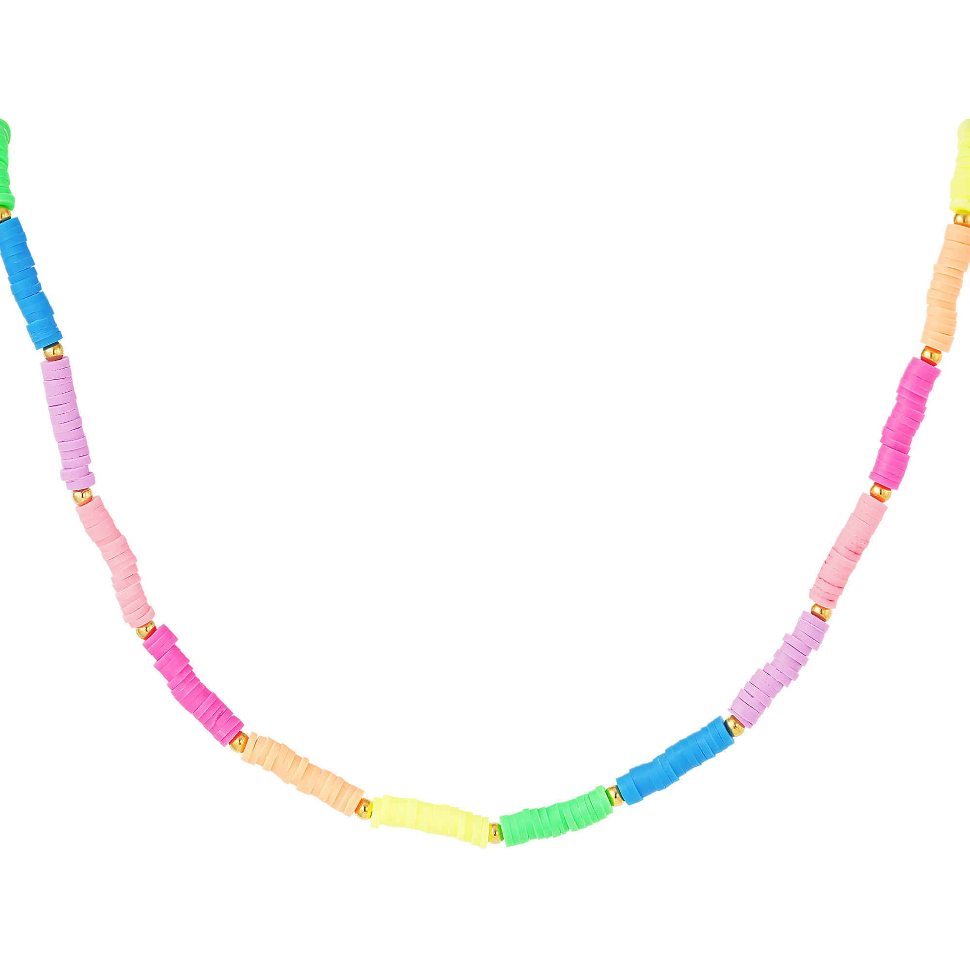 Neon-regenbogen-halskette - rainbow-kollektion