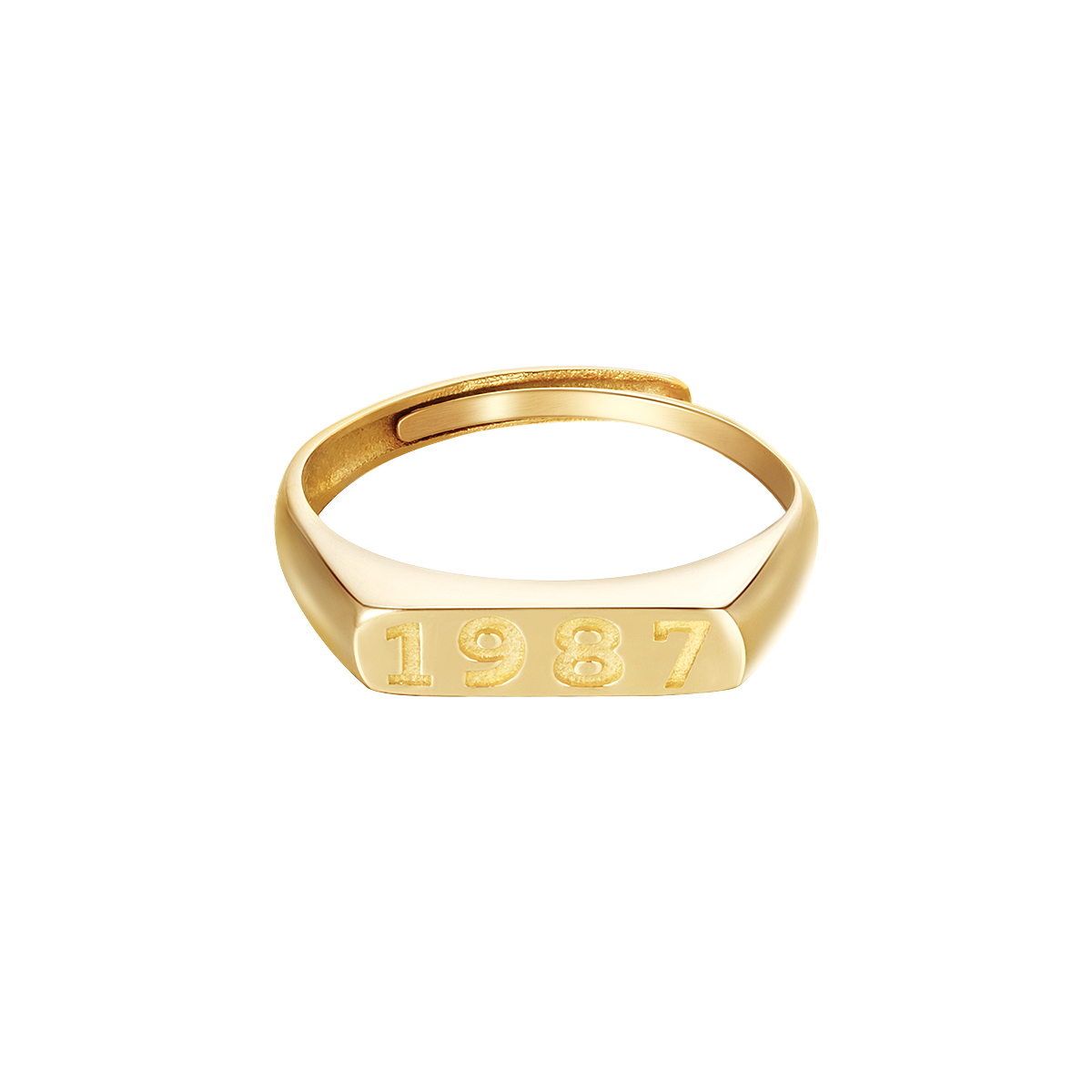 Ring Year Of Birth Gold - 2001