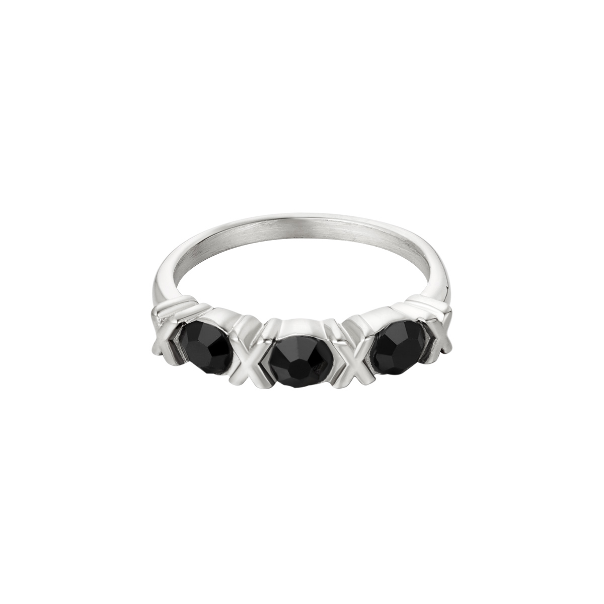 Stainless Steel Ring XOXO