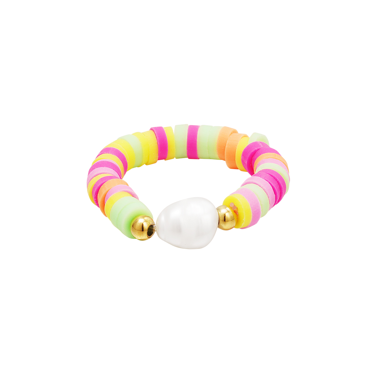 Anillo perlas de colores - colección #summergirls