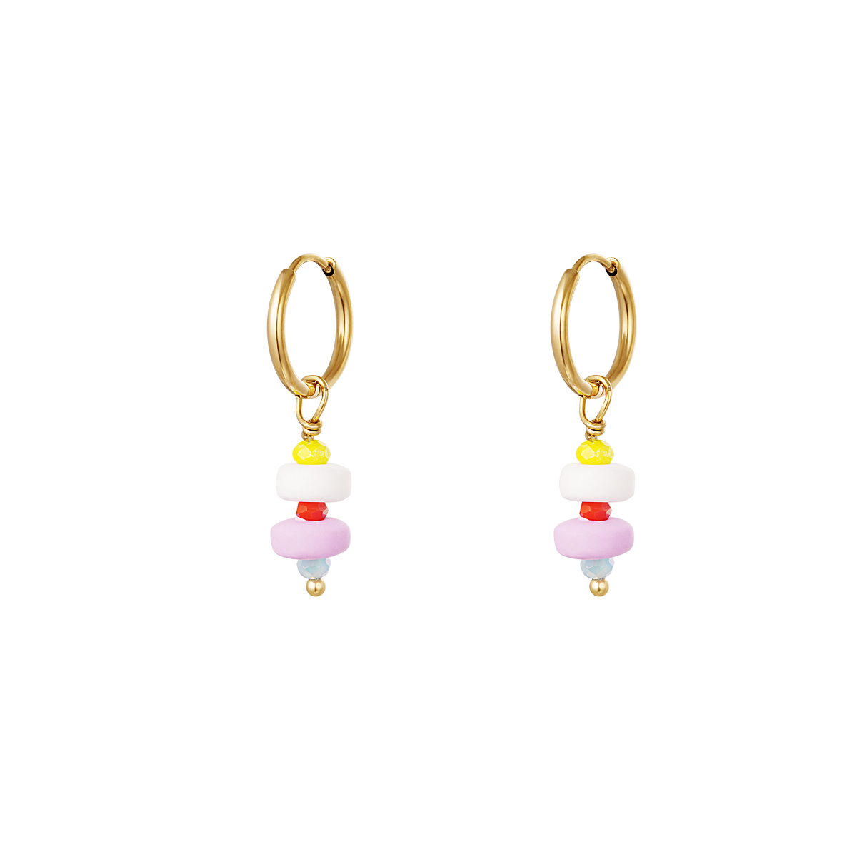 Pendientes de perlas de colores - colección #summergirls