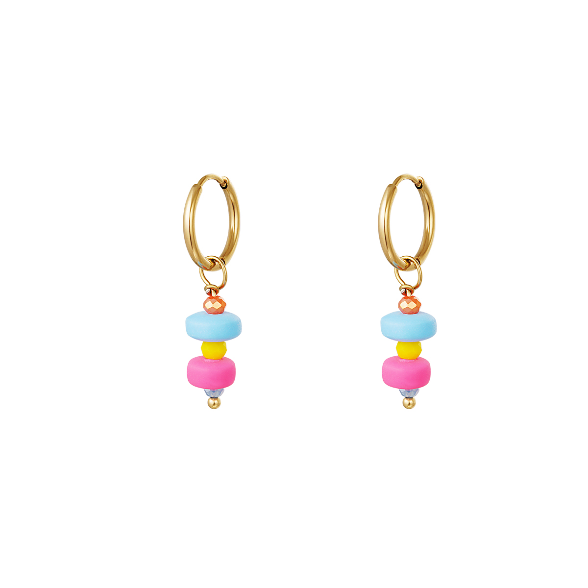Pendientes de perlas de colores - colección #summergirls