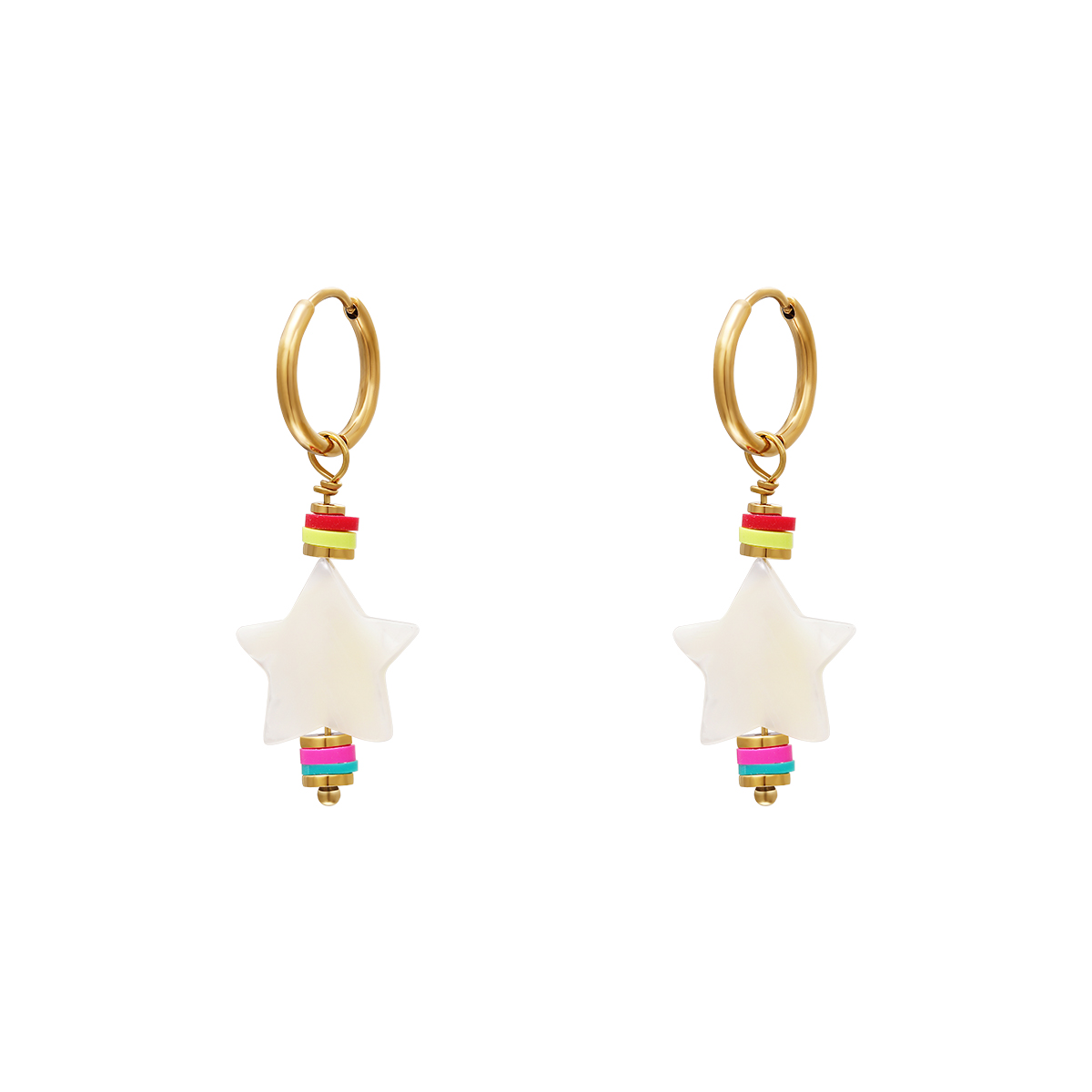 Pendientes Beads and Stars - colección #summergirls