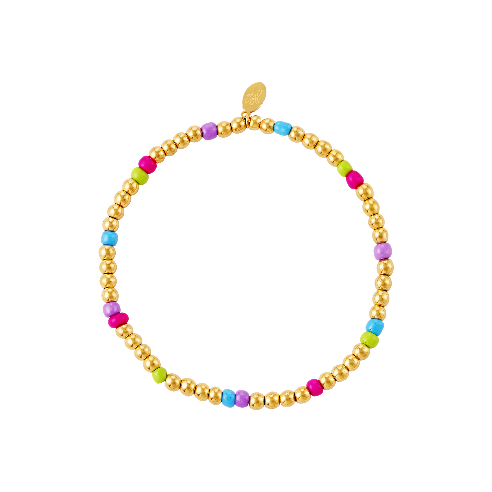Bracelet perles colorées - collection #summergirls