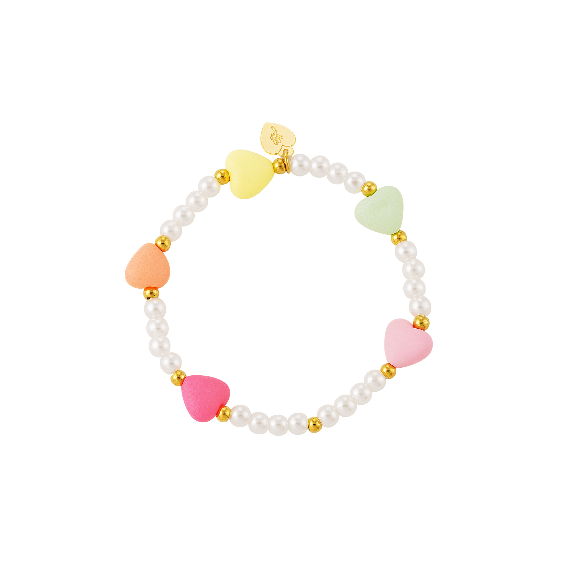 Kids - love pearls bracelet - Mother-Daughter collection