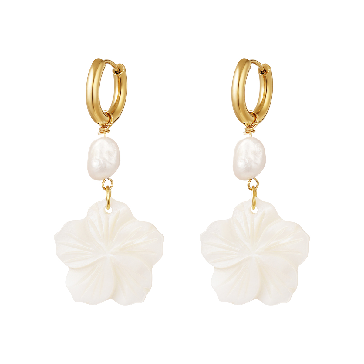 Flower earrings - Beach collection