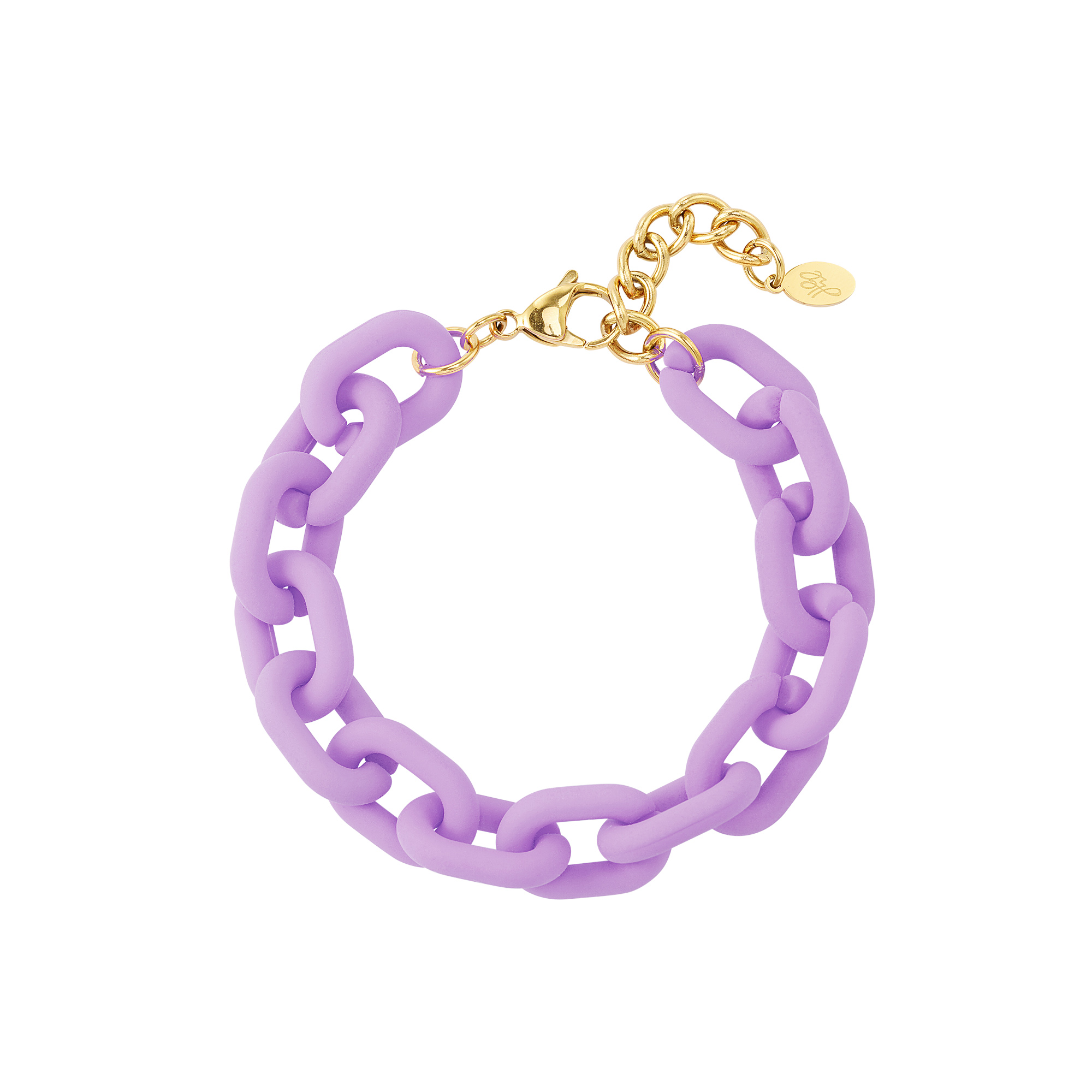 Acrylic chain bracelet colorful