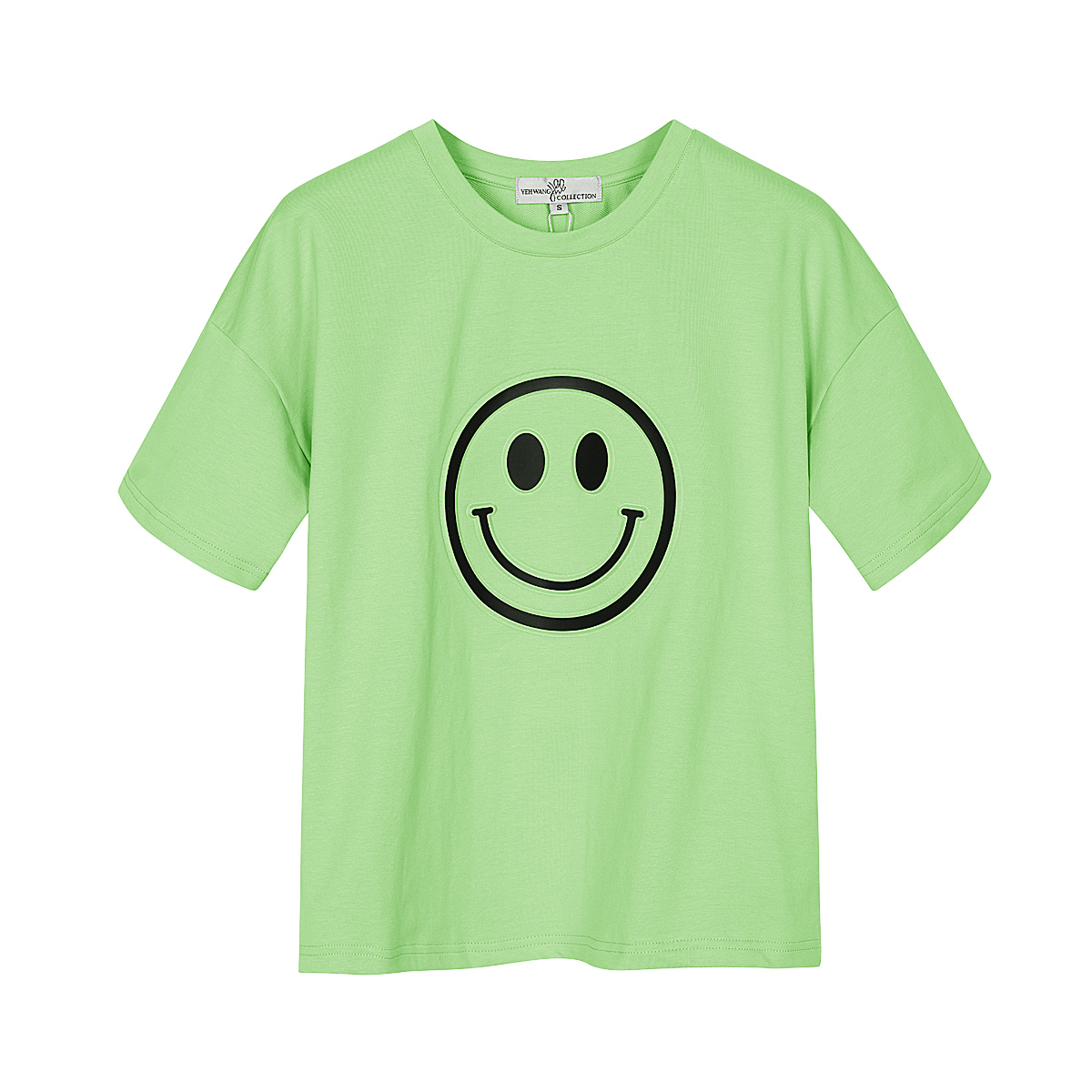 T-shirt mit smiley-gesicht