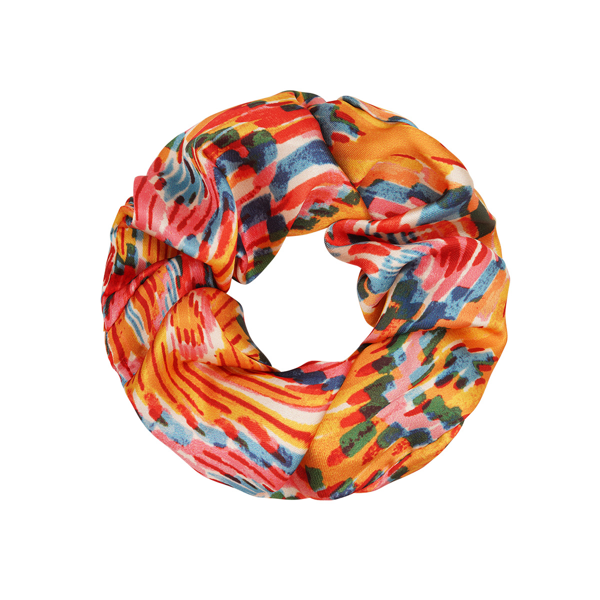Colourful scrunchie