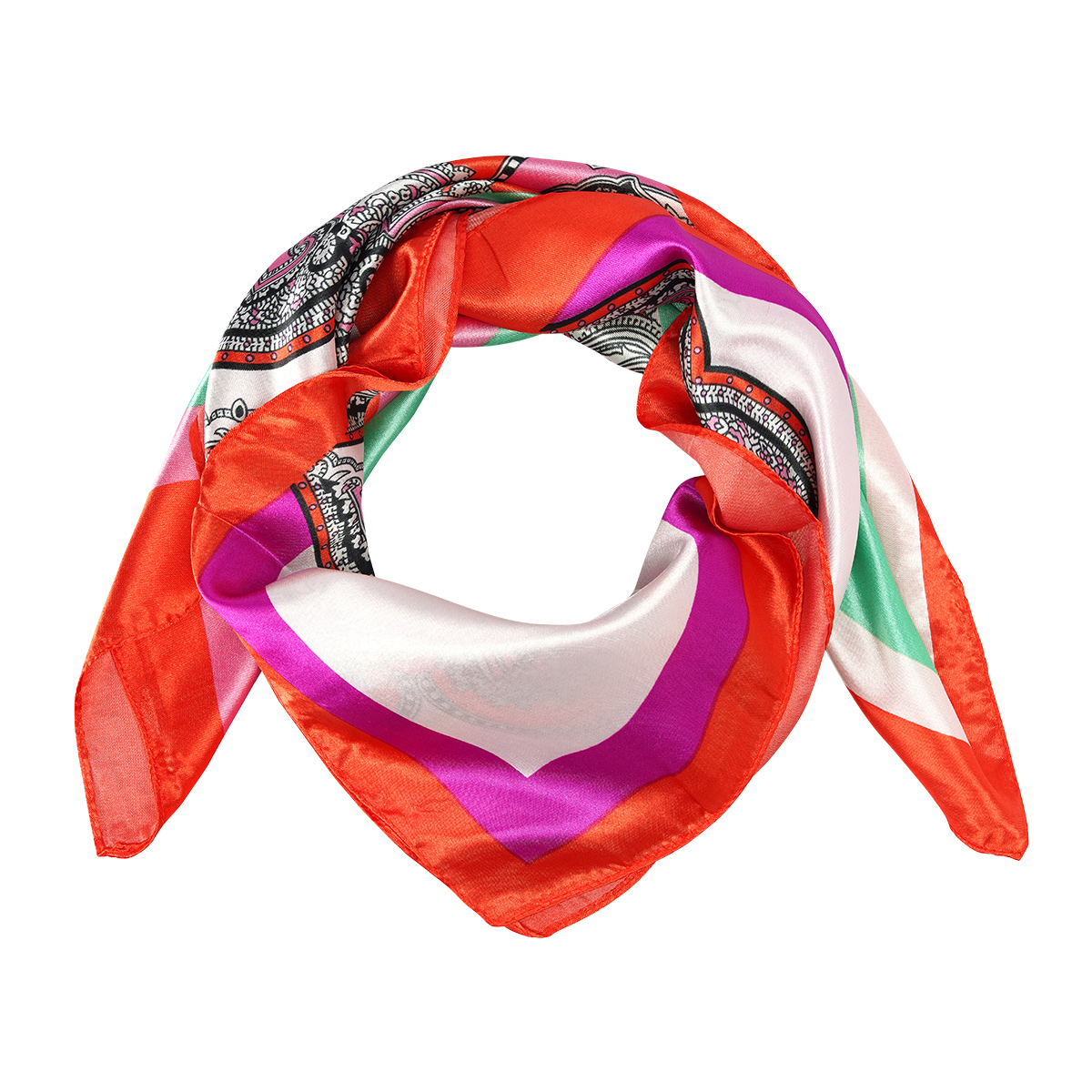 Colourful summer scarf